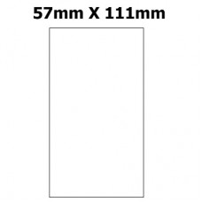 57mm X 111mm Plain Thermal Labels